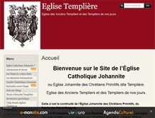 Tablet Screenshot of eglise-templiere.com